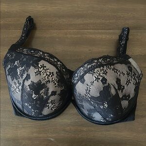 Elegant Black Lace Bra